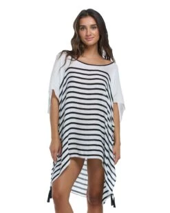 Ajana Cover-Up Dress - Black -HYN Swimwear Shop 39456622 368Front