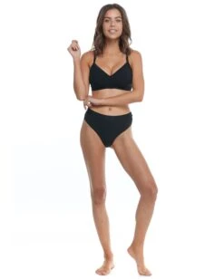 Ibiza Drew D-F Cup Bikini Top - Black 7 Ibiza Drew D-F Cup Bikini Top - Black -HYN Swimwear Shop 39469128d 068 ibiza drew d f cup bikini top black front full