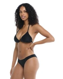 Smoothies Dita D-Cup Bikini Top - Black -HYN Swimwear Shop 3950600DA 068Side