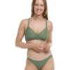 Smoothies Drew D-F Cup Swim Top - Cactus