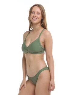 Smoothies Drew D-F Cup Swim Top - Cactus -HYN Swimwear Shop 39506128D 270Side