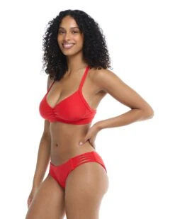Smoothies Drew D-F Cup Swim Top - True -HYN Swimwear Shop 39506128D 608Side