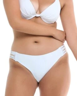 Smoothies Ruby Swim Bottom - Snow -HYN Swimwear Shop 39506148 285FrontDetail