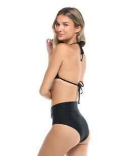 Smoothies Woodstock High-Waist Swim Bottom - Black
