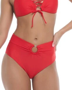 Smoothies Woodstock High-Waist Swim Bottom - True -HYN Swimwear Shop 39506151 608FrontDetail