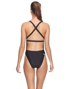 Smoothies Electra One-Piece Swimsuit - Black -HYN Swimwear Shop 39506160 068 smoothies electra one piece swimsuit black back