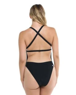 Smoothies Electra One-Piece Swimsuit - Black -HYN Swimwear Shop 39506160 068Back