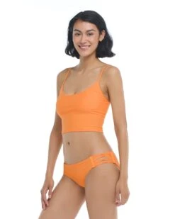 Smoothies Norah Swim Crop Top - Loquat -HYN Swimwear Shop 39506167 647Side
