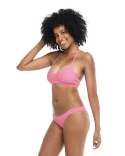 Smoothies Ruth Fixed Triangle Swim Top - Pitaya -HYN Swimwear Shop 39506226 646Side