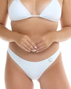 Smoothies Thong Swim Bottom - Snow -HYN Swimwear Shop 39506230 285FrontDetail