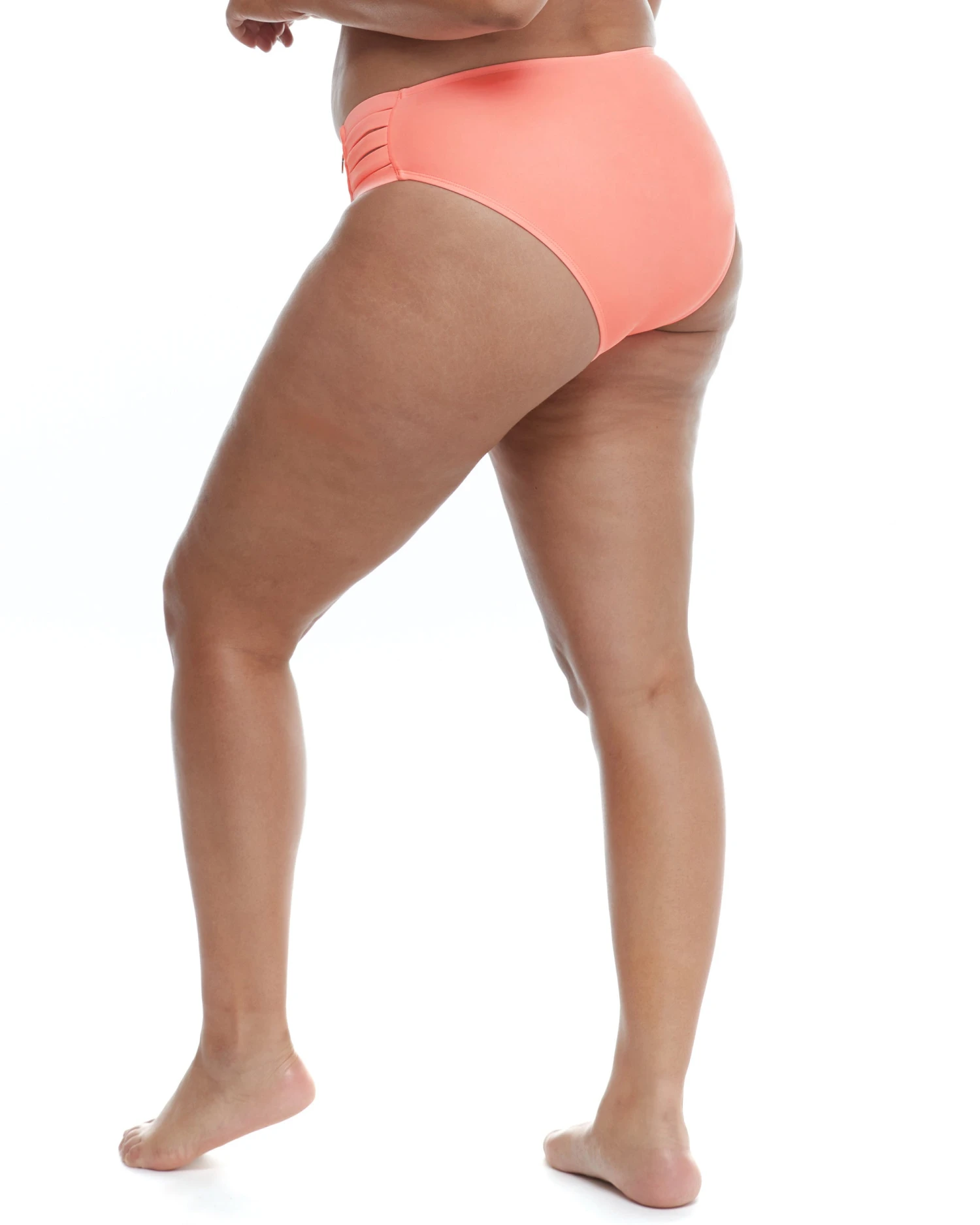 Plus Size Smoothies Retro High-Waist Swim Bottom - Splendid 2 Plus Size Smoothies Retro High-Waist Swim Bottom - Splendid - Image 2