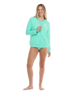 Smoothies Adeline Zip-Up Sun-Protection Hoodie - Sea Mist -HYN Swimwear Shop 39506695 276Front 484240f3 07f0 4085 b4e2 3cfc04466b9e