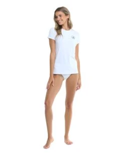 Smoothies In Motion Rash Guard - Snow 7 Smoothies In Motion Rash Guard - Snow -HYN Swimwear Shop 39506740A 285FrontFullBody