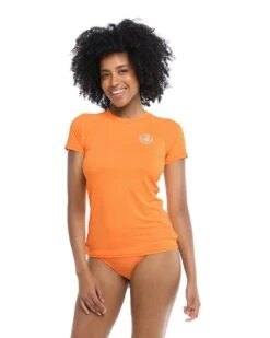 Smoothies In Motion Rash Guard - Loquat 6 Smoothies In Motion Rash Guard - Loquat -HYN Swimwear Shop 39506740A 647Front