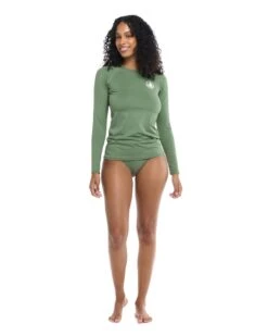 Smoothies Sleek Rash Guard - Cactus -HYN Swimwear Shop 39506741A 270FrontFullBody