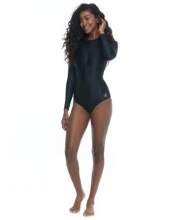 Smoothies Channel Cross-Over Paddle Suit - Black 7 Smoothies Channel Cross-Over Paddle Suit - Black -HYN Swimwear Shop 39506764 68 smoothies chanel cross over paddle suit black full