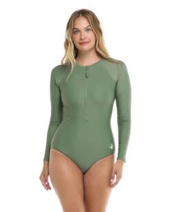 Smoothies Channel Cross-Over Paddle Suit - Cactus -HYN Swimwear Shop 39506764 270Front