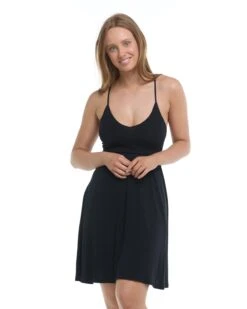 Ivy Cover-Up Dress - Black