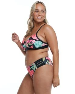 Isla Foca Plus Size Drew Fixed Triangle Bikini Top - Black 7 Isla Foca Plus Size Drew Fixed Triangle Bikini Top - Black -HYN Swimwear Shop 39527128p 368 isla foca plus size drew fixed triangle bikini top black side