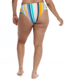 Havana Nights Plus Size Coco High-Waist Bikini Bottom - Combo Multi -HYN Swimwear Shop 39536154p 300 havana nights plus size coco high waist bikini bottom combo multi back