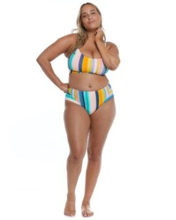 Havana Nights Plus Size Coco High-Waist Bikini Bottom - Combo Multi -HYN Swimwear Shop 39536154p 300 havana nights plus size coco high waist bikini bottom combo multi full