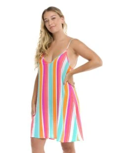 Firenze Nicole Cover-Up Dress - Multi -HYN Swimwear Shop 39538626 1300Side