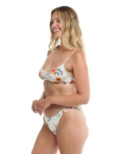 Corsica Palmer Underwire Bikini Top - Pearl -HYN Swimwear Shop 39589108 339Side