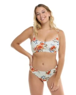 Corsica Aro Bralette Bikini Top - Pearl