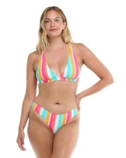 Firenze Freya Fixed Triangle Swim Top - Multi