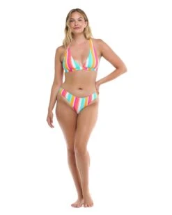 Firenze Freya Fixed Triangle Swim Top - Multi -HYN Swimwear Shop 39590207 300FrontFullBody