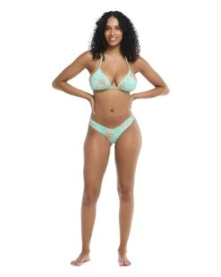 Wahine Dita D-Cup Triangle Top - Crystal -HYN Swimwear Shop 3959200D 962FrontFullBody