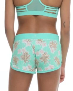 Wahine Pulse Cross-Over Short - Crystal -HYN Swimwear Shop 39592660 962BackDetail