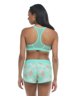 Wahine Equalizer Medium Support Cross-Over Sports Bra - Crystal -HYN Swimwear Shop 39592706 962Back