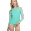 Wahine Sleek Rash Guard - Crystal