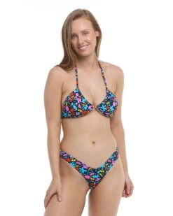 Vivid Field Dita D-Cup Bikini Top - Indigo