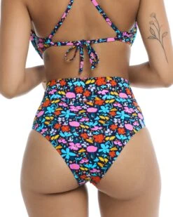 Vivid Field Woodstock Bikini Bottom - Indigo -HYN Swimwear Shop 39600151 380BackDetail