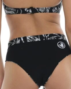 Jubilee Reversible Marlee High-Waist Bikini Bottom - Black 8 Jubilee Reversible Marlee High-Waist Bikini Bottom - Black -HYN Swimwear Shop 396022150 368Back