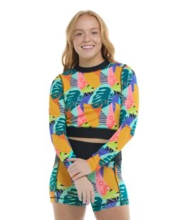 Curacao Serena Rash Guard - Multi