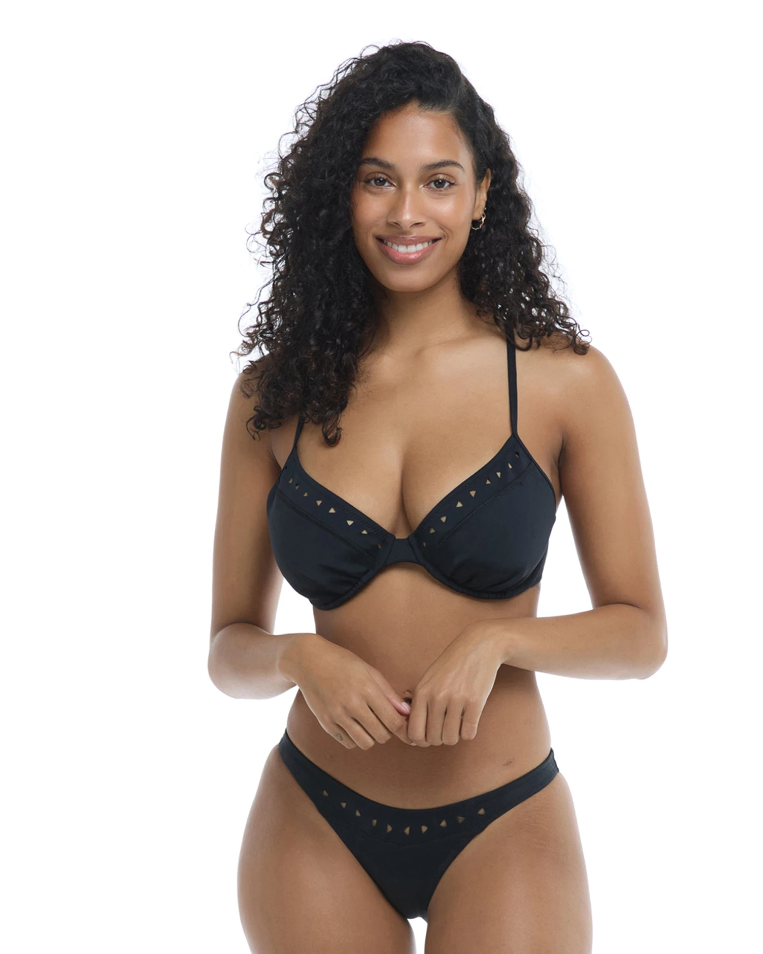 Constellation Solo D-F Cup Bikini Top - Black 1 Constellation Solo D-F Cup Bikini Top - Black