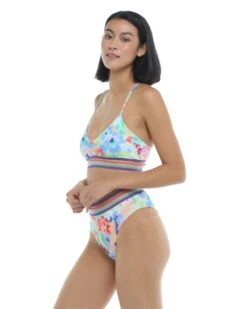 Posy Ruth Fixed Triangle Swim Top - Multi -HYN Swimwear Shop 39608226 300Side