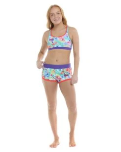 Posy Equalizer Medium Support Cross-Over Sports Bra - Multi 6 Posy Equalizer Medium Support Cross-Over Sports Bra - Multi -HYN Swimwear Shop 39608706 300FrontFullBody