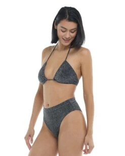 Stardust Luana Halter Slider Bikini Top - Black 7 Stardust Luana Halter Slider Bikini Top - Black -HYN Swimwear Shop 39611219 068Side