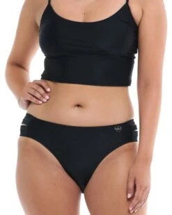 Smoothies Nuevo Contempo Swim Bottom - Black -HYN Swimwear Shop 9506138 068FrontDetail