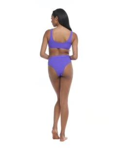 Ibiza Marlee High-Waisted Bikini Bottom - Clearwater -HYN Swimwear Shop BGW SWIM IBIZA Clearwater Marlee Back