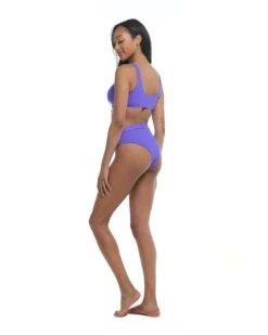 Ibiza Marlee High-Waisted Bikini Bottom - Clearwater -HYN Swimwear Shop BGW SWIM IBIZA Clearwater Marlee Side