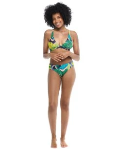 Manoa Falls Freya Fixed Triangle Top - Nightfall -HYN Swimwear Shop BGW SWIM MANOA FALLS Freya Front