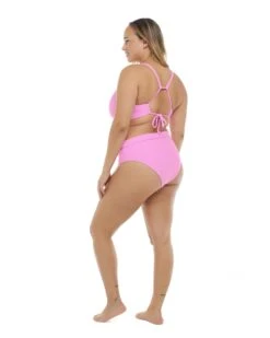 Coralie Marlee Plus Size Bikini Bottom - Unicorn -HYN Swimwear Shop BGW SWIM S22 ADD CORALIE Unicorn Marlee P Side