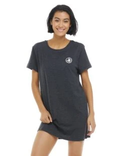 Brielle T-Shirt Dress - Heather Grey