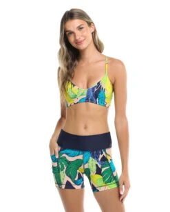 Manoa Falls Alani Bikini Top - Nightfall -HYN Swimwear Shop BGW SWIM S23 MANOA FALLS Alani Front2