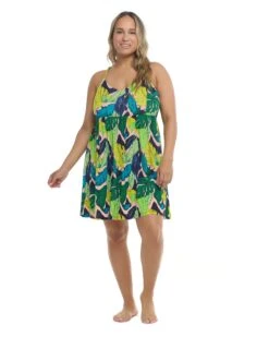 Monoa Falls Ivy Plus Size Dress - Nightfall